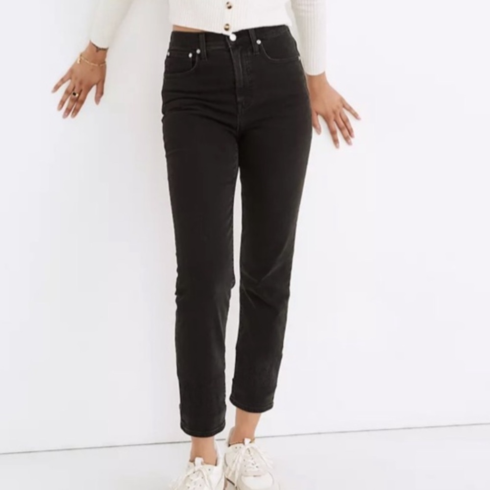 Madewell classic straight jeans lunar wash